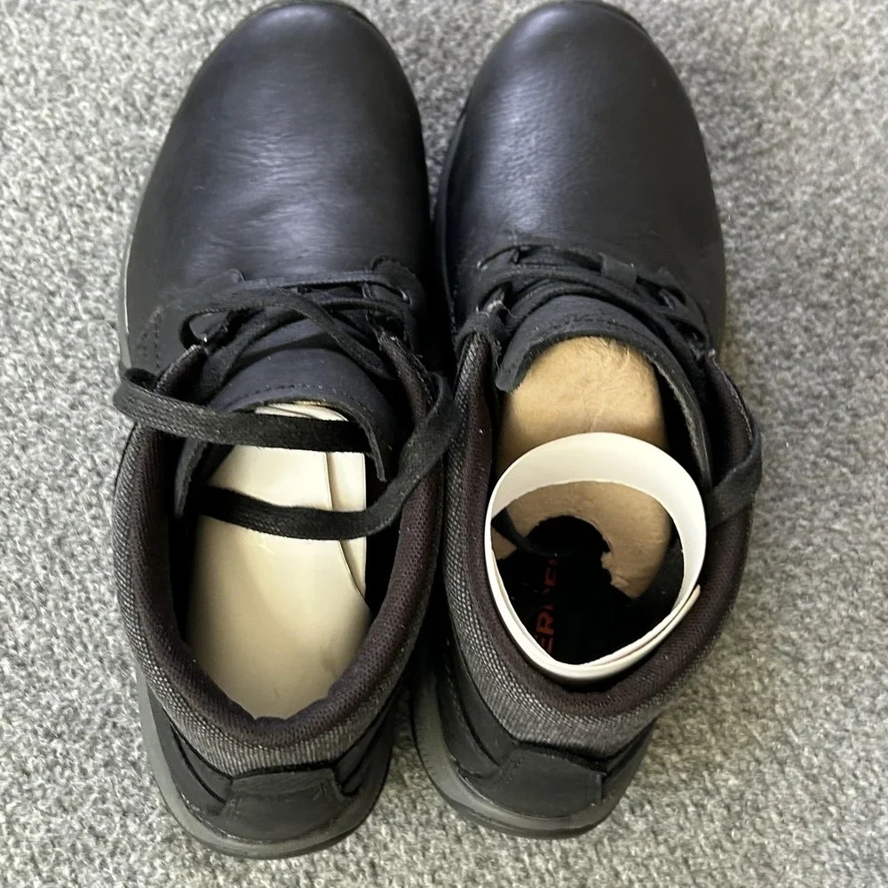 Merrell Anvik Pace Chukka Boots Mens Size 8.5 Black Leather Hiking Outdoor‎